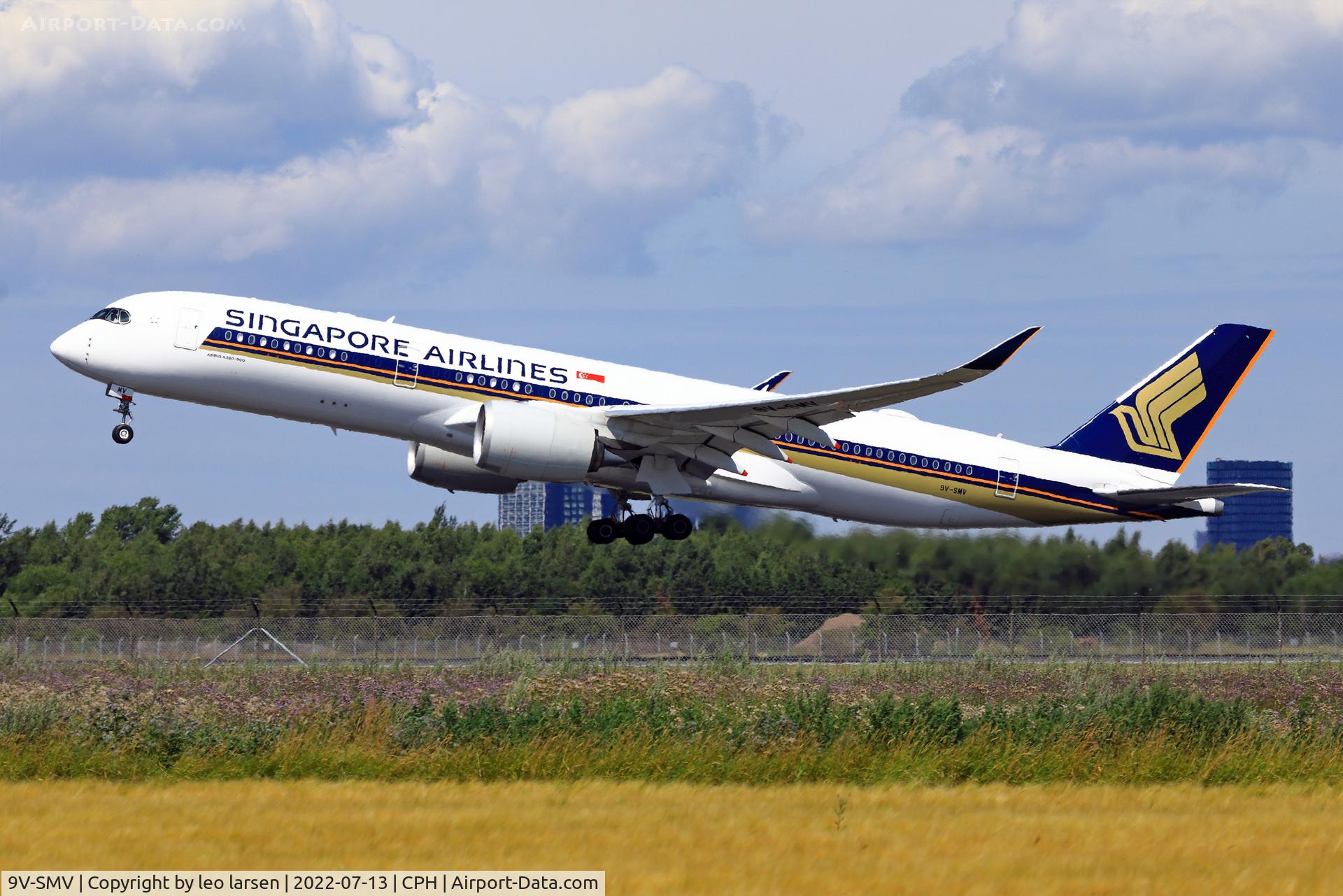 9V-SMV, 2019 Airbus A350-941 C/N 329, Copenhagen 13.7.2022