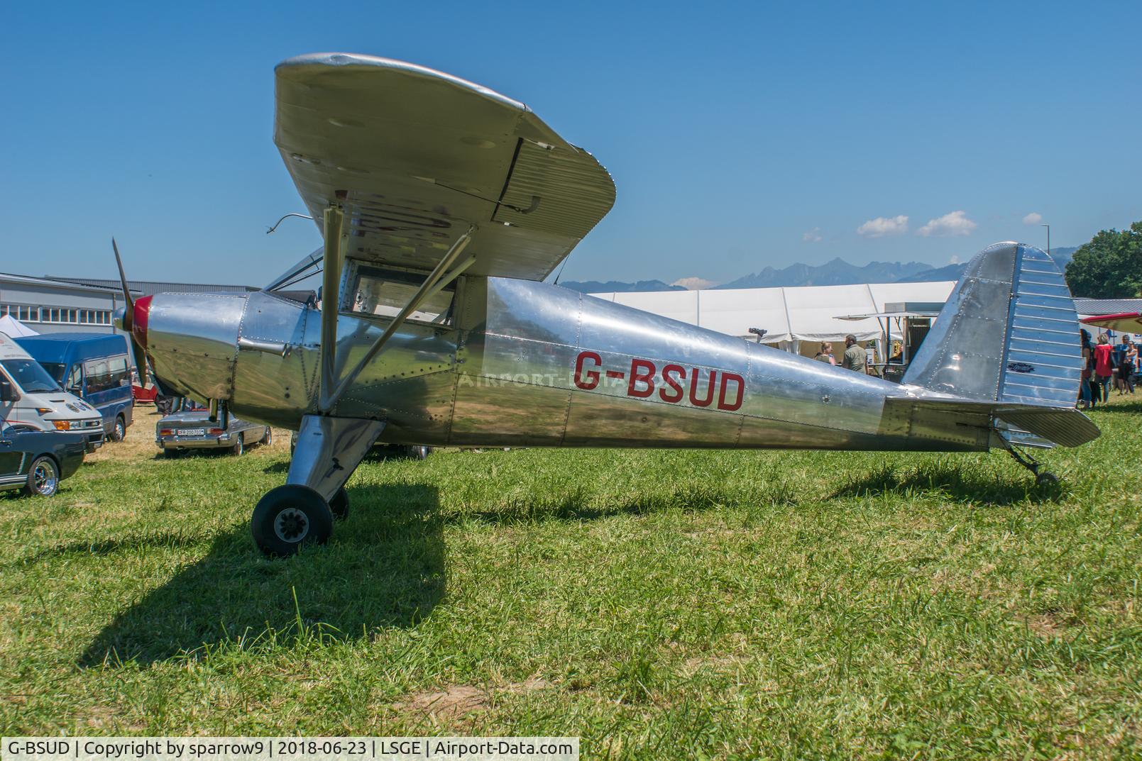 G-BSUD, 1941 Luscombe 8A Silvaire C/N 1745, RIO Ecuvillens 2018