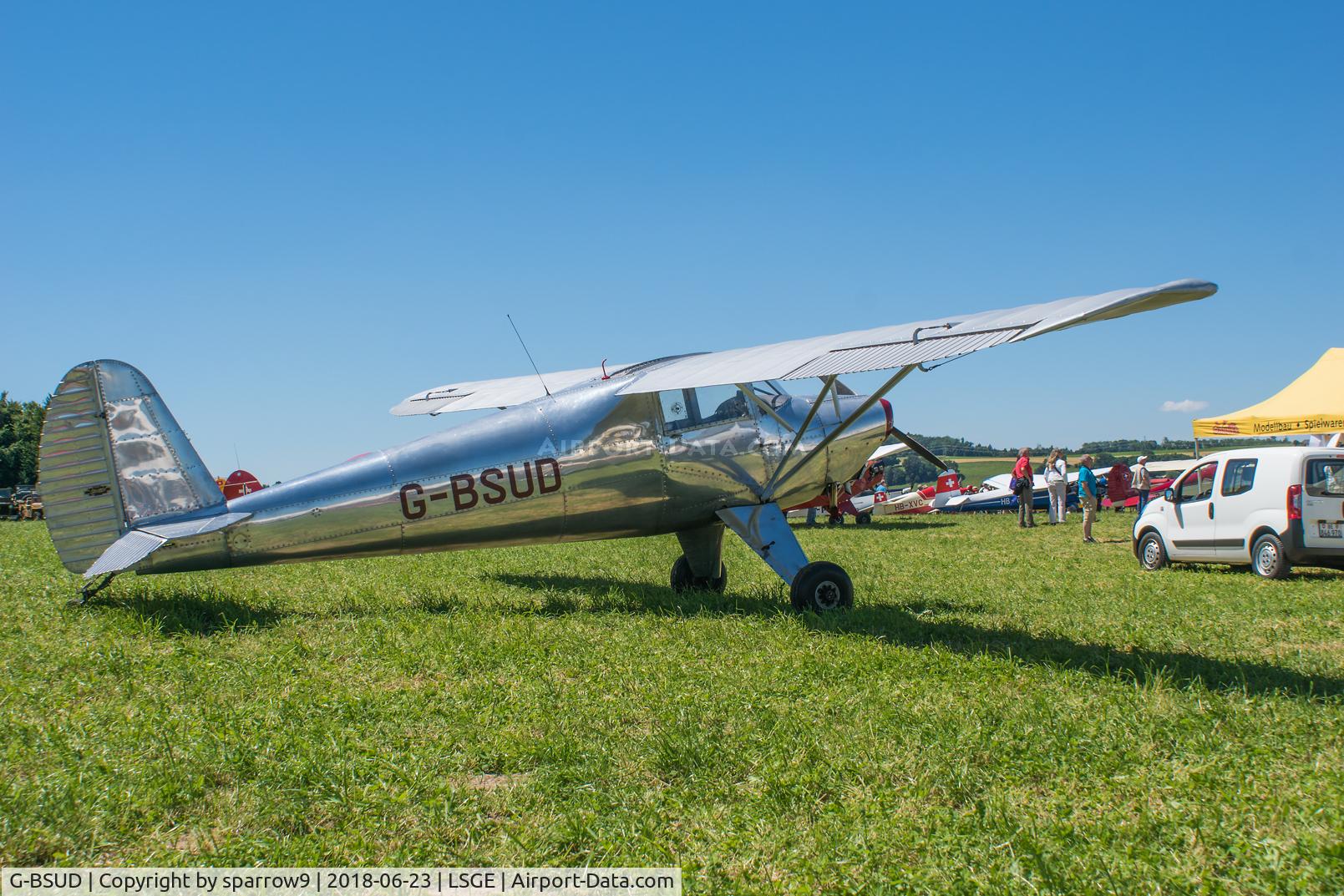 G-BSUD, 1941 Luscombe 8A Silvaire C/N 1745, RIO Ecuvillens