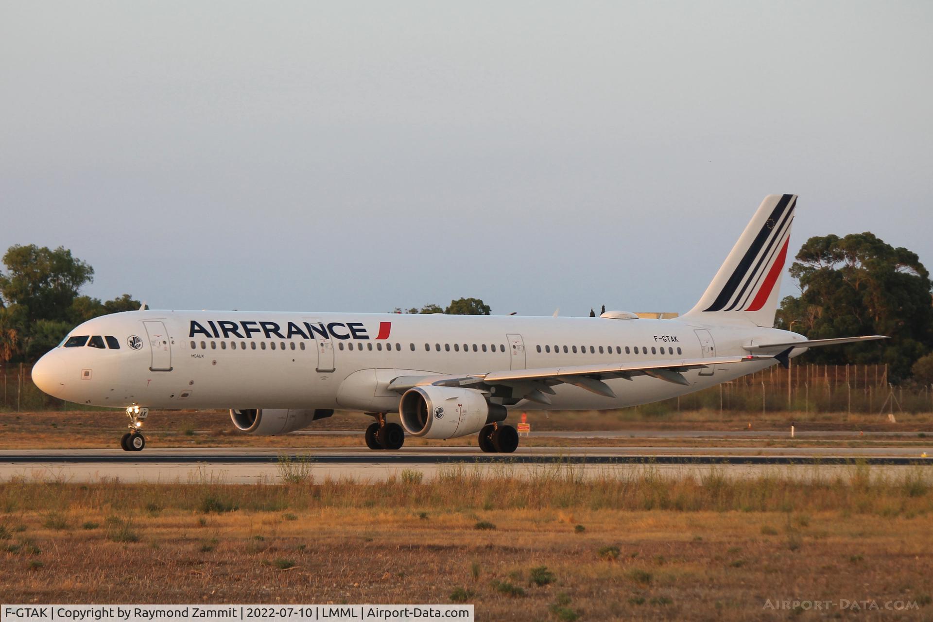 F-GTAK, 2001 Airbus A321-211 C/N 1658, A321 F-GTAK Air France