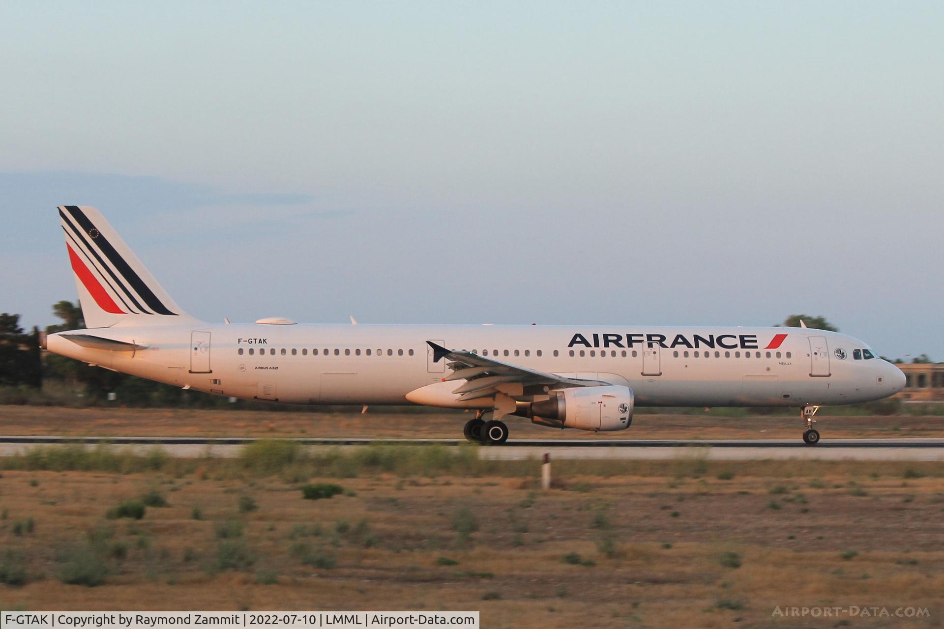 F-GTAK, 2001 Airbus A321-211 C/N 1658, A321 F-GTAK Air France