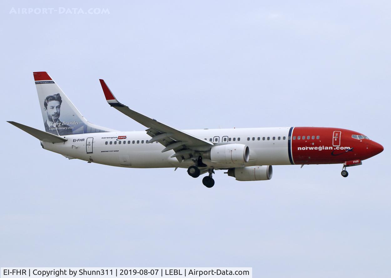 EI-FHR, 2010 Boeing 737-8JP C/N 39045, Landing rwy 25R