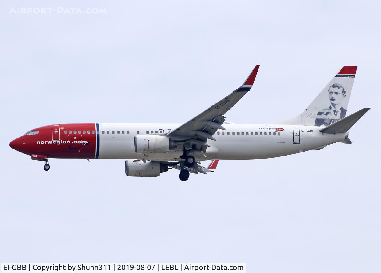 EI-GBB, 2008 Boeing 737-86N C/N 36809, Landing rwy 07L