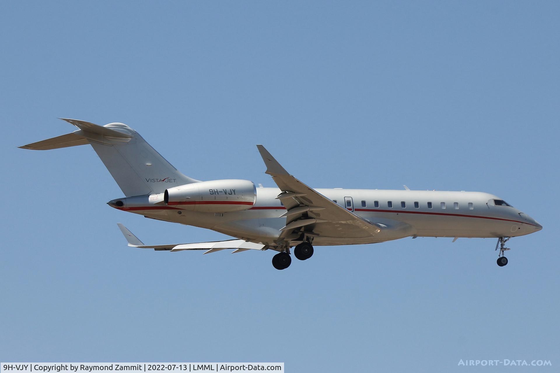 9H-VJY, 2014 Bombardier BD-700-A10 Global 6000 C/N 9667, Bombardier BD-700 Global 6000 9H-VJY Vistajet