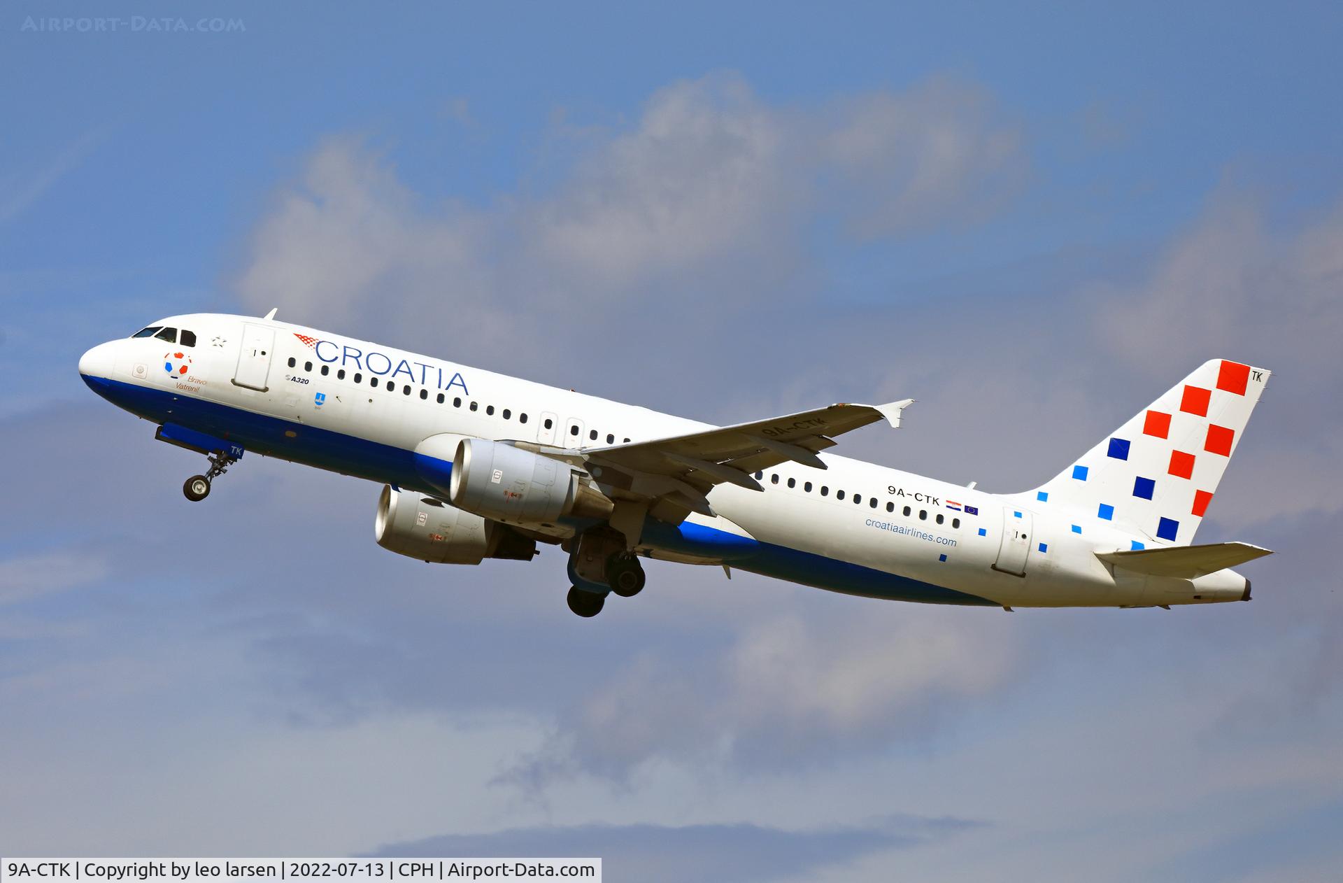 9A-CTK, 2000 Airbus A320-214 C/N 1237, Copenhagen 13.7.2022