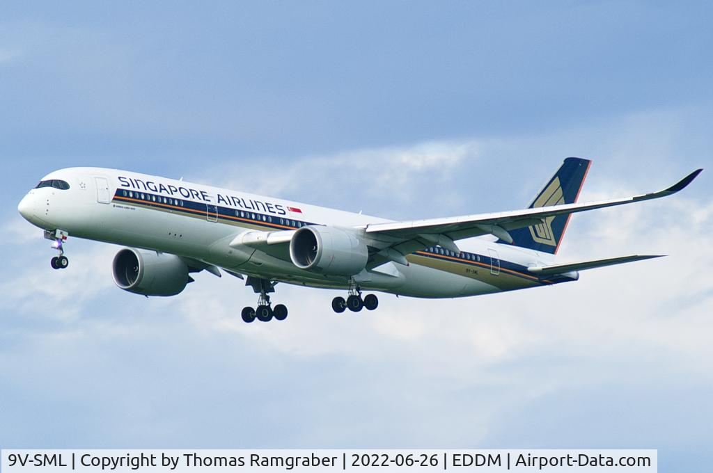 9V-SML, 2017 Airbus A350-941 C/N 096, Singapore Airlines Airbus A350-900