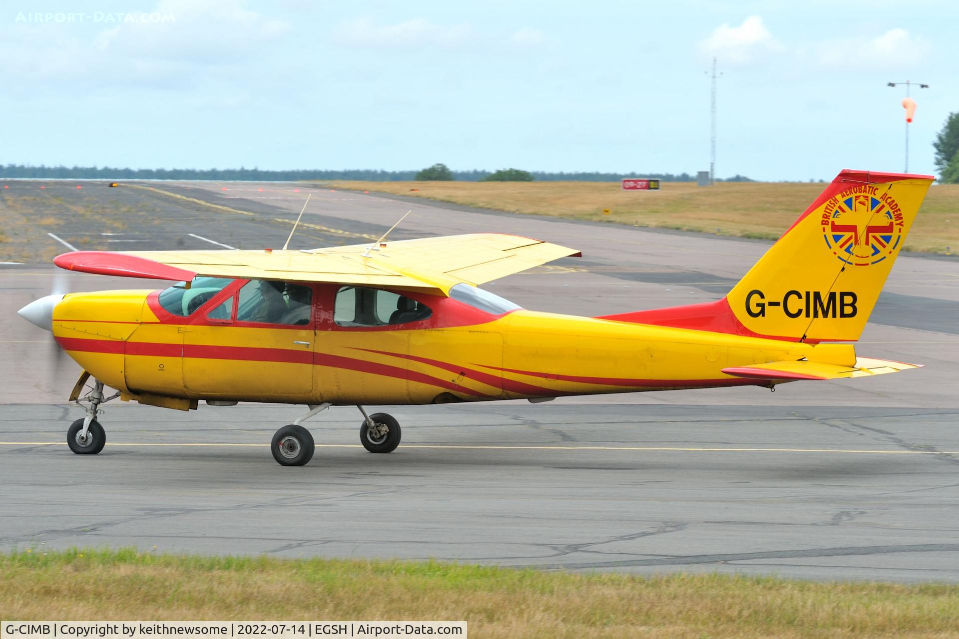 G-CIMB, 1971 Cessna 177RG Cardinal C/N 177RG0038, Arriving at Norwich.