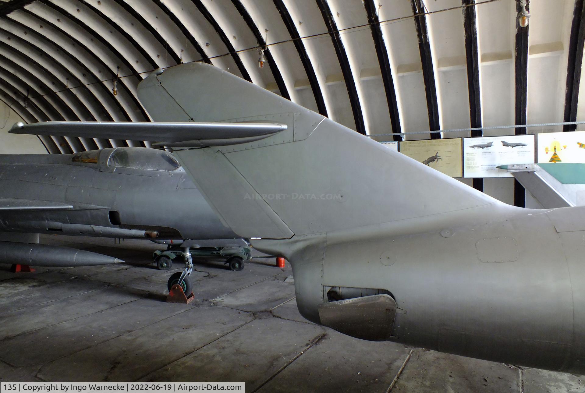 135, Mikoyan-Gurevich MiG-15 UTI C/N 722650, Mikoyan i Gurevich MiG-15UTI MIDGET at the Luftfahrtmuseum Finowfurt