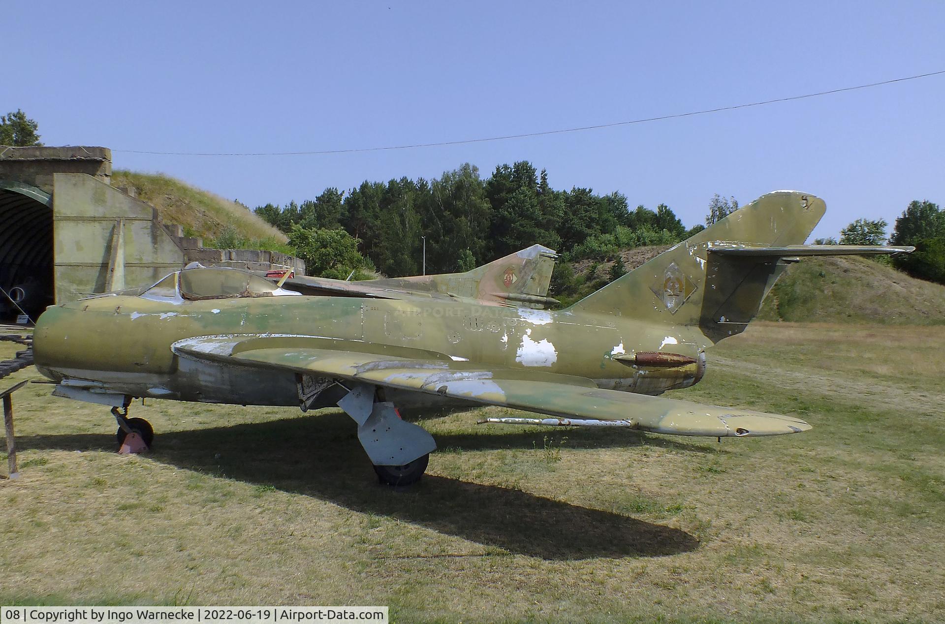 08, 1957 Mikoyan-Gurevich MiG-17F C/N IC06-30, PZL-Mielec Lim-5 (MiG-17F) FRESCO-C at the Luftfahrtmuseum Finowfurt