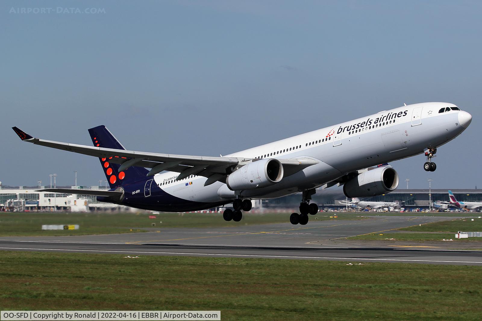 OO-SFD, 2008 Airbus A330-342 C/N 959, at bru
