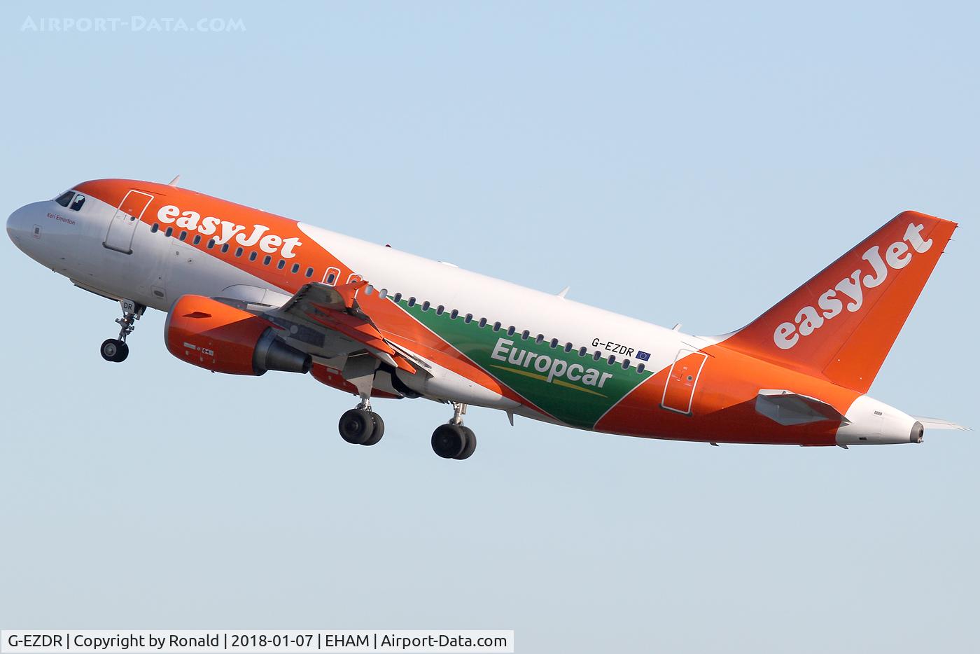 G-EZDR, 2008 Airbus A319-111 C/N 3683, at spl