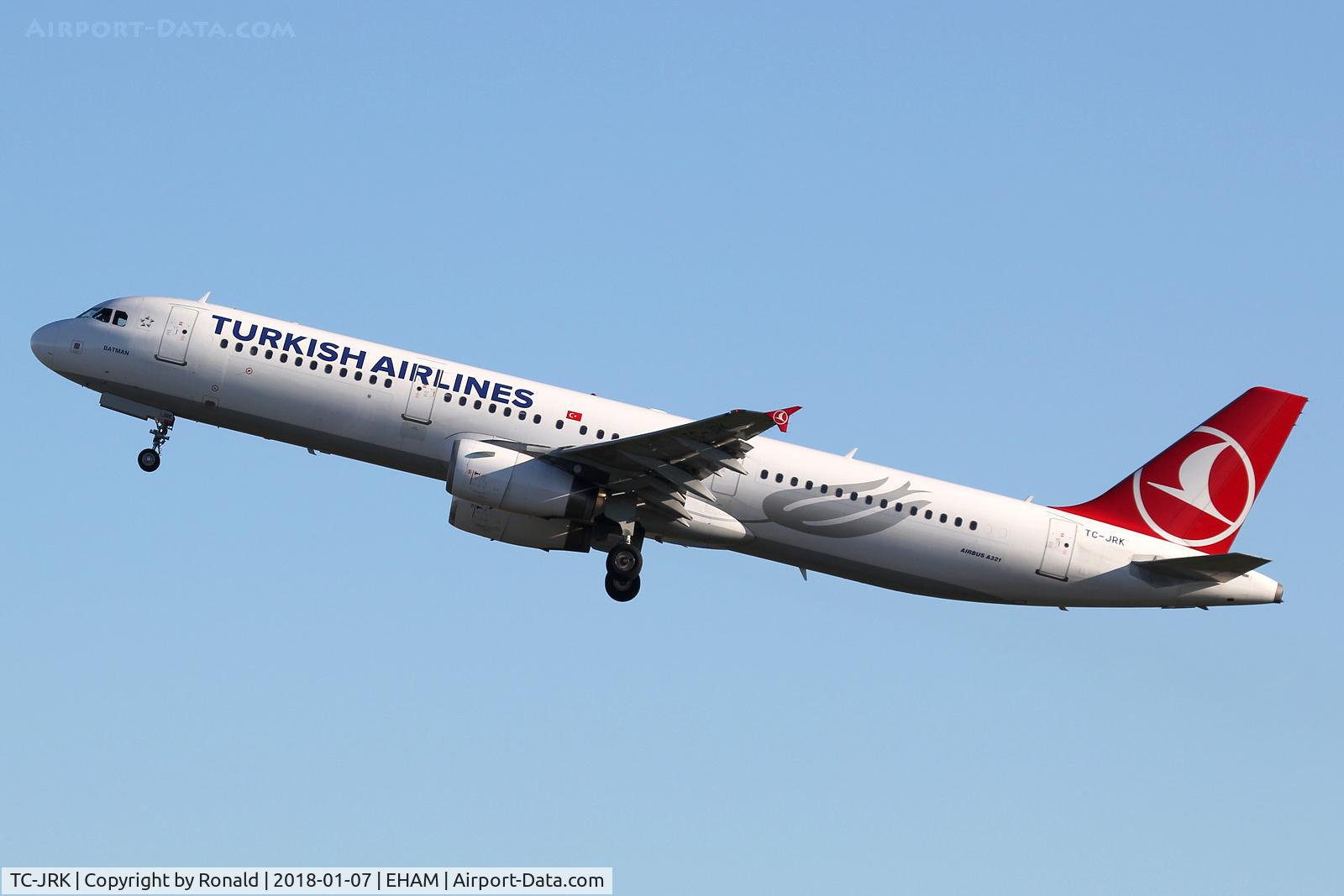 TC-JRK, 2008 Airbus A321-231 C/N 3525, at spl