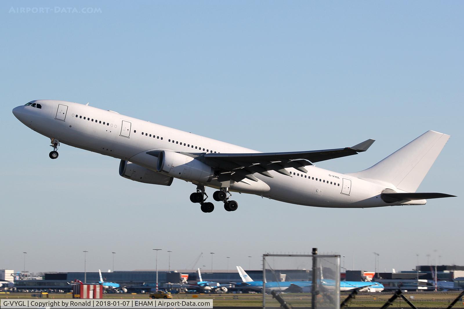 G-VYGL, 2013 Airbus KC3 Voyager (A330-243MRTT) C/N 1555, at spl