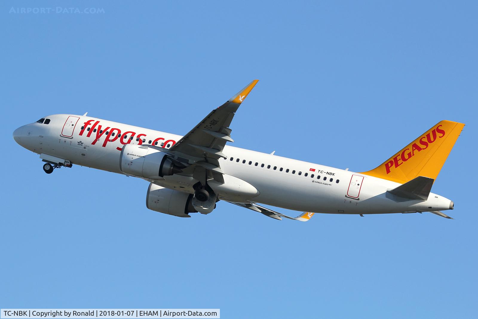 TC-NBK, 2017 Airbus A320-251N C/N 7786, at spl