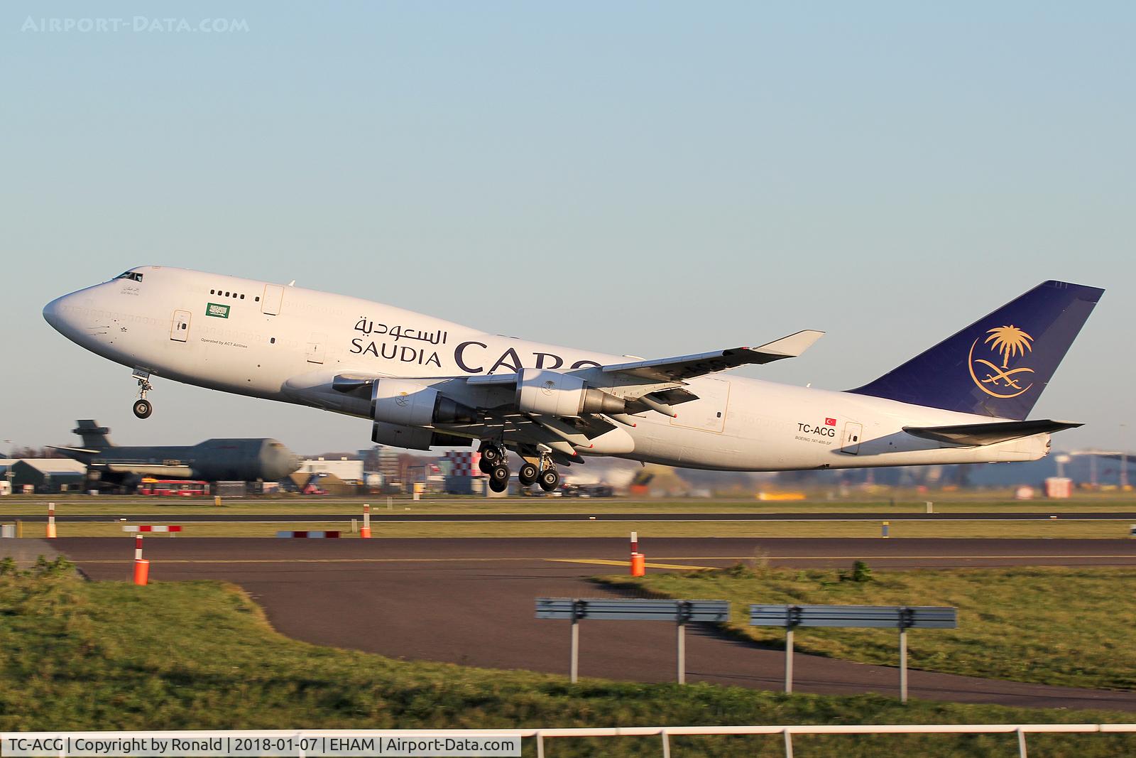 TC-ACG, 1992 Boeing 747-481(BDSF) C/N 25641, at spl