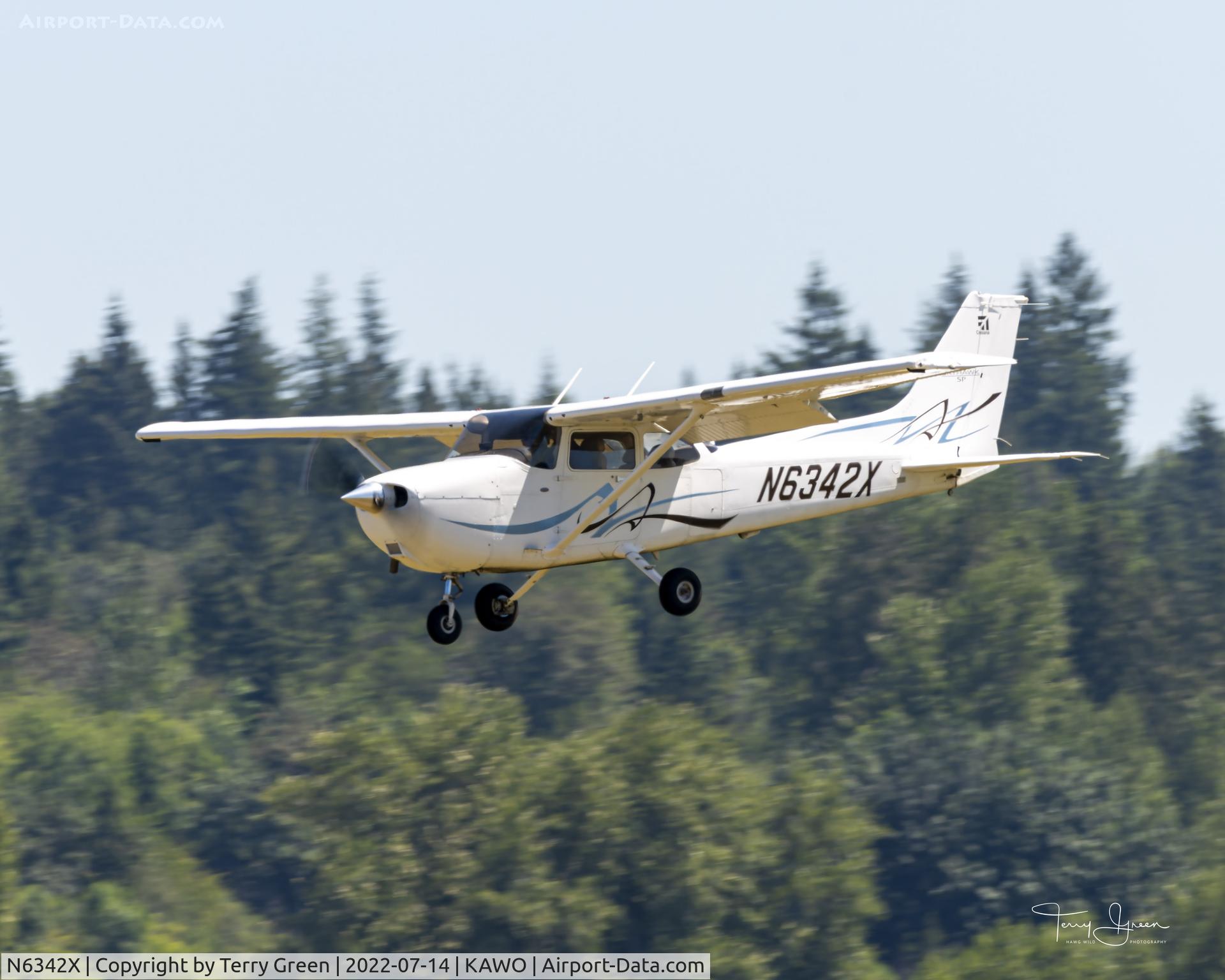 N6342X, 2008 Cessna 172S Skyhawk SP C/N 172S-10845, KAWO
