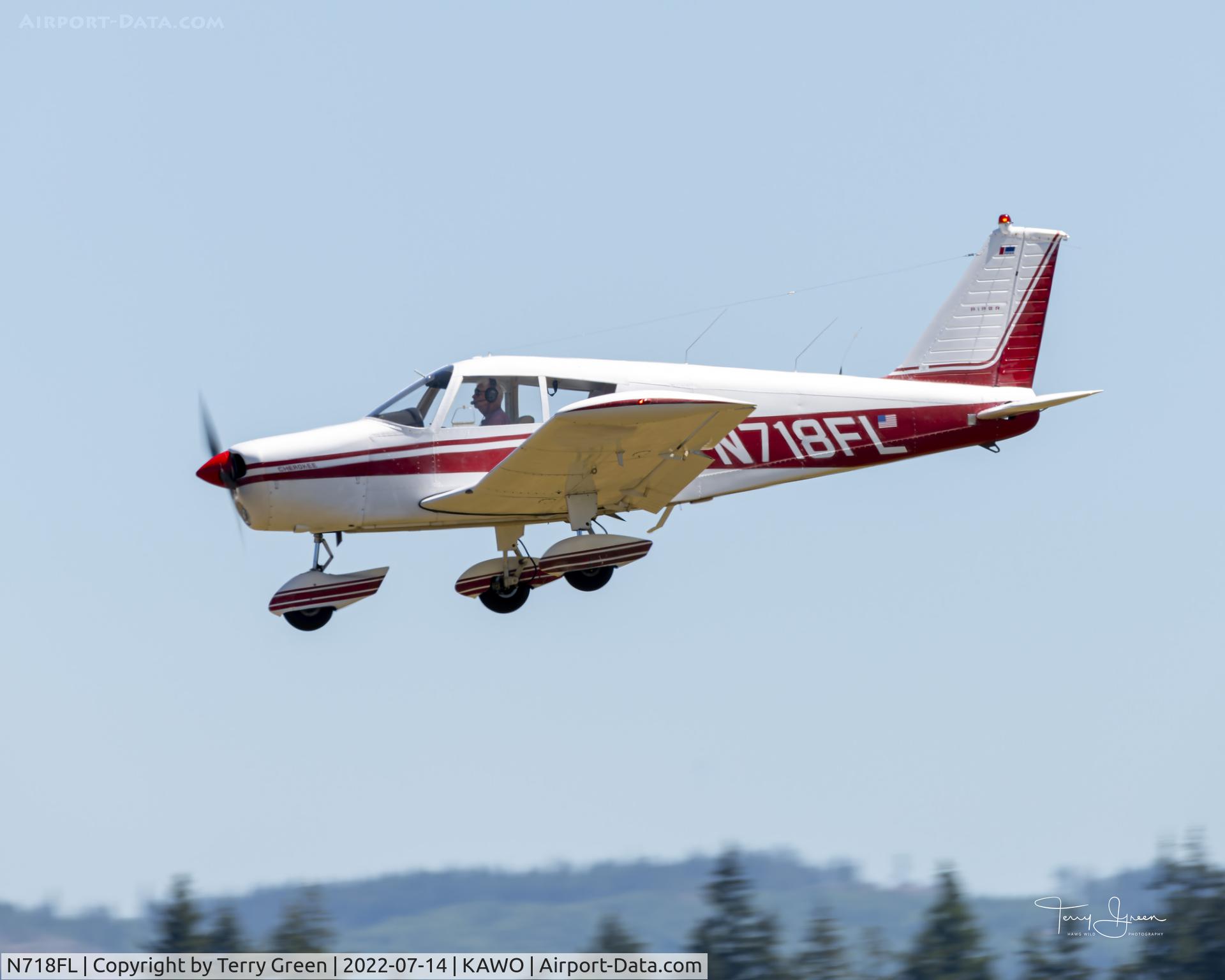 N718FL, 1972 Piper PA-28-140 C/N 28-7225383, KAWO