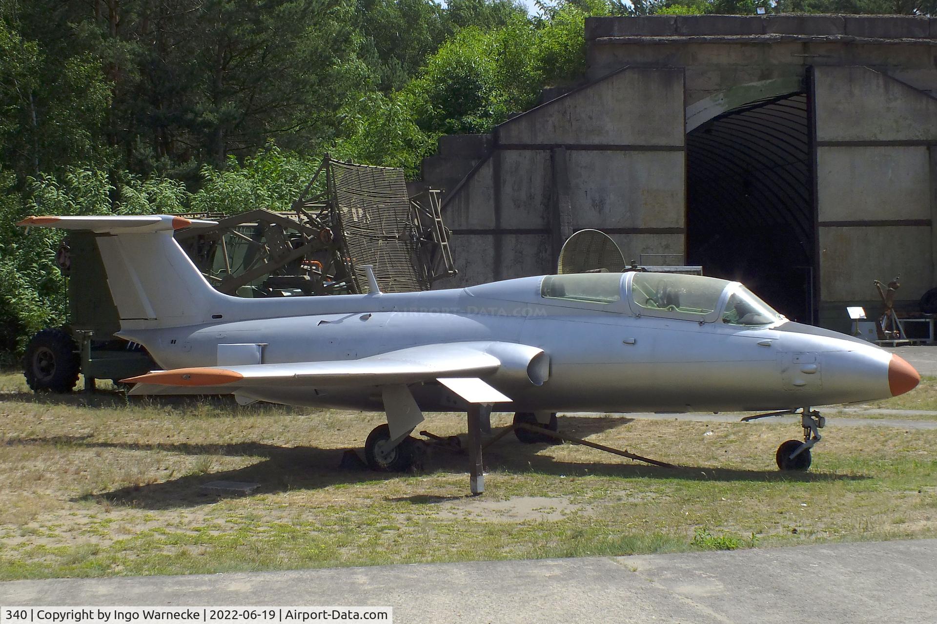 340, 1965 Aero L-29 Delfin C/N 591526, Aero L-29 Delfin MAYA at the Luftfahrtmuseum Finowfurt