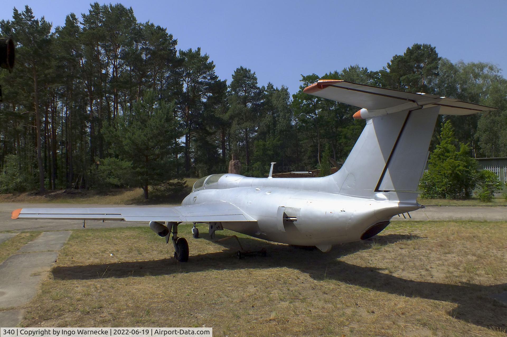 340, 1965 Aero L-29 Delfin C/N 591526, Aero L-29 Delfin MAYA at the Luftfahrtmuseum Finowfurt