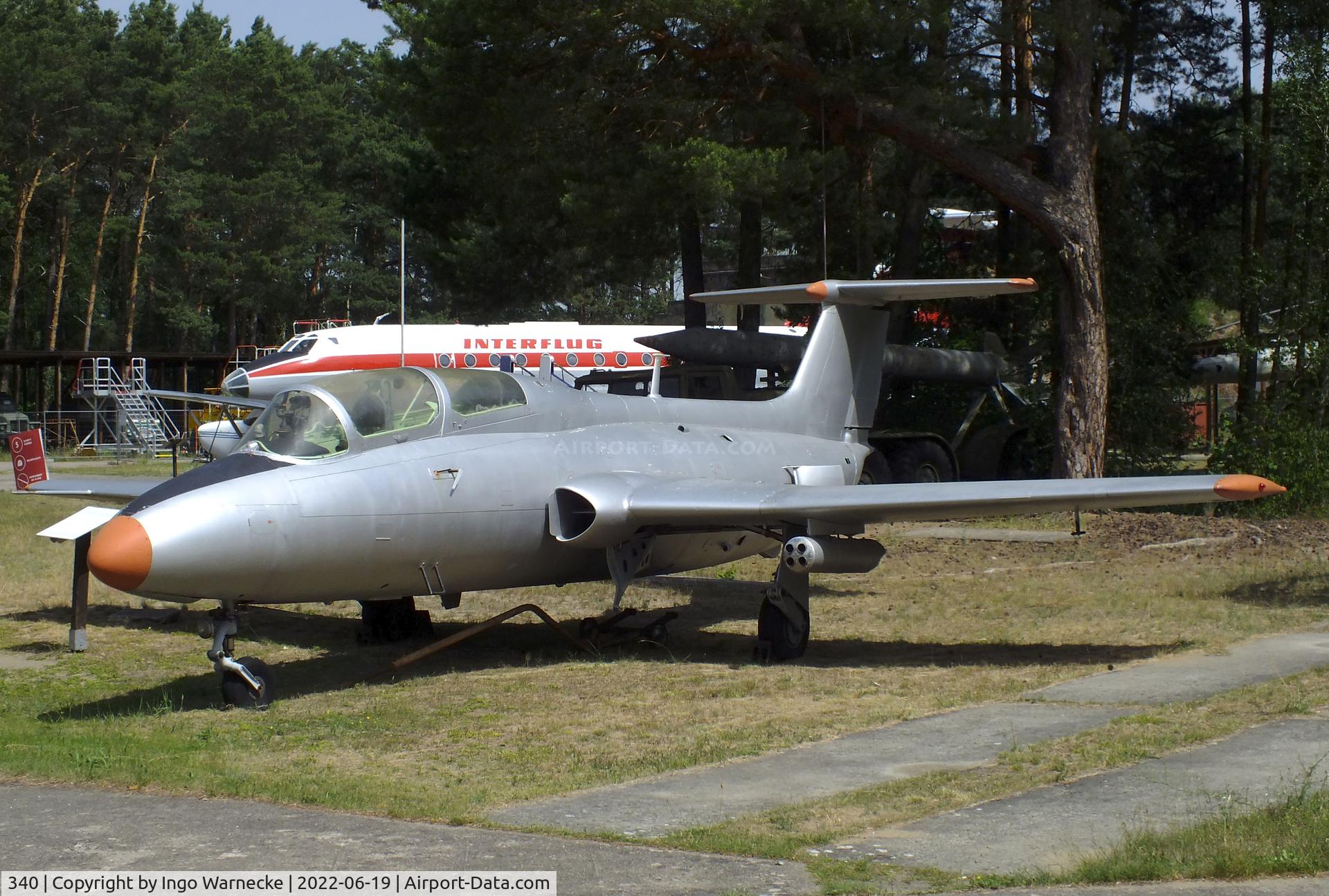 340, 1965 Aero L-29 Delfin C/N 591526, Aero L-29 Delfin MAYA at the Luftfahrtmuseum Finowfurt