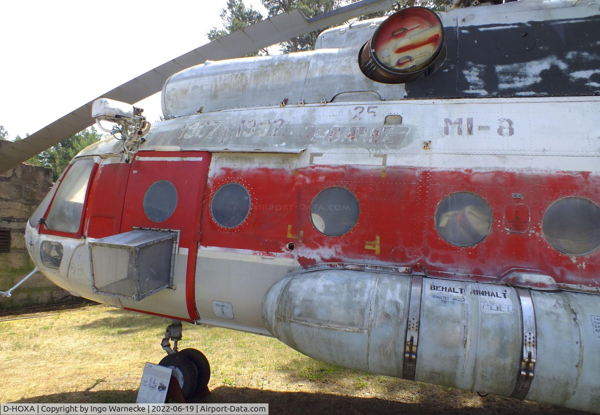 D-HOXA, 1967 Mil MI-8T C/N 0211, Mil Mi-8T HIP-C at the Luftfahrtmuseum Finowfurt