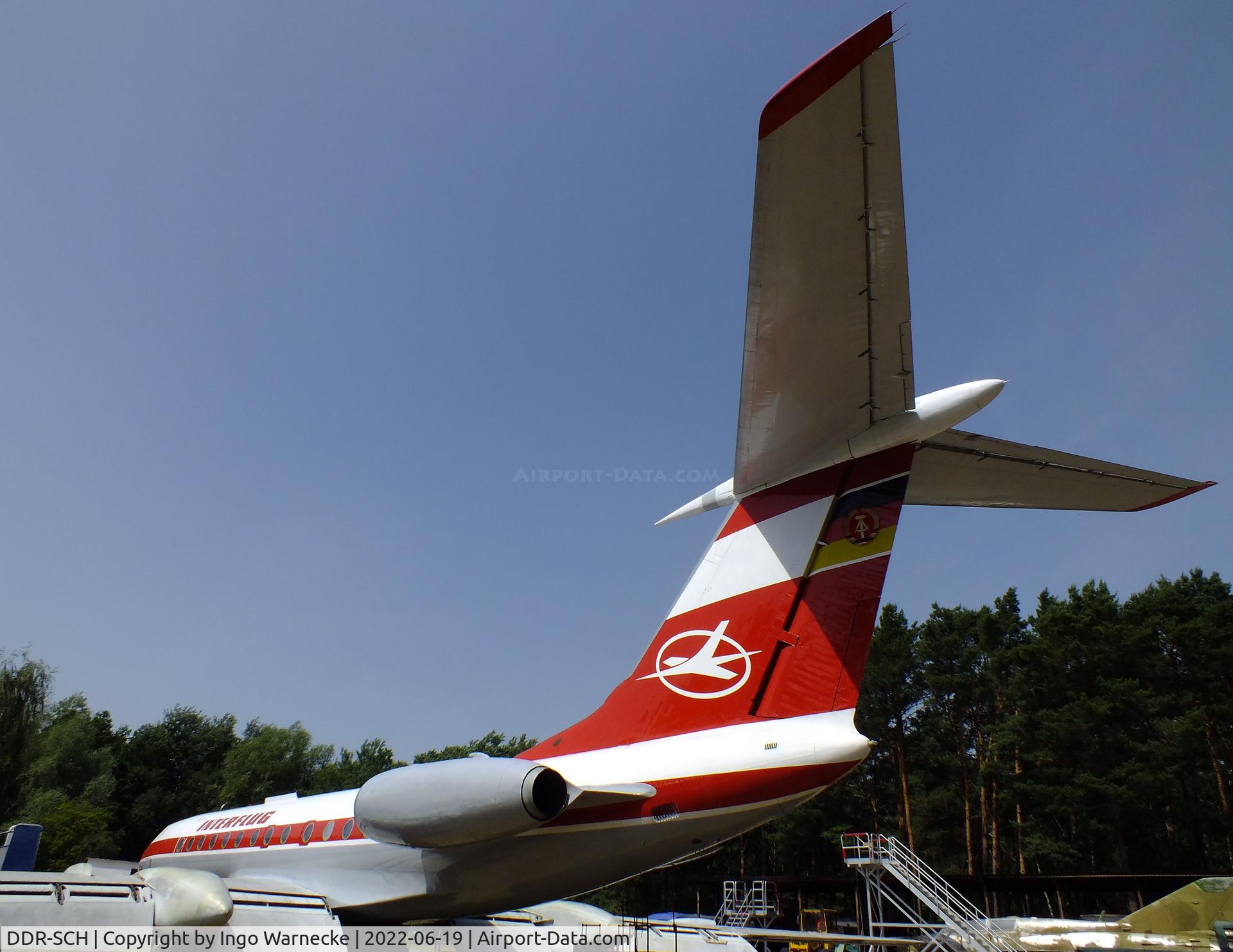 DDR-SCH, Tupolev Tu-134 C/N 9350906, Tupolev Tu-134 CRUSTY at the Luftfahrtmuseum Finowfurt