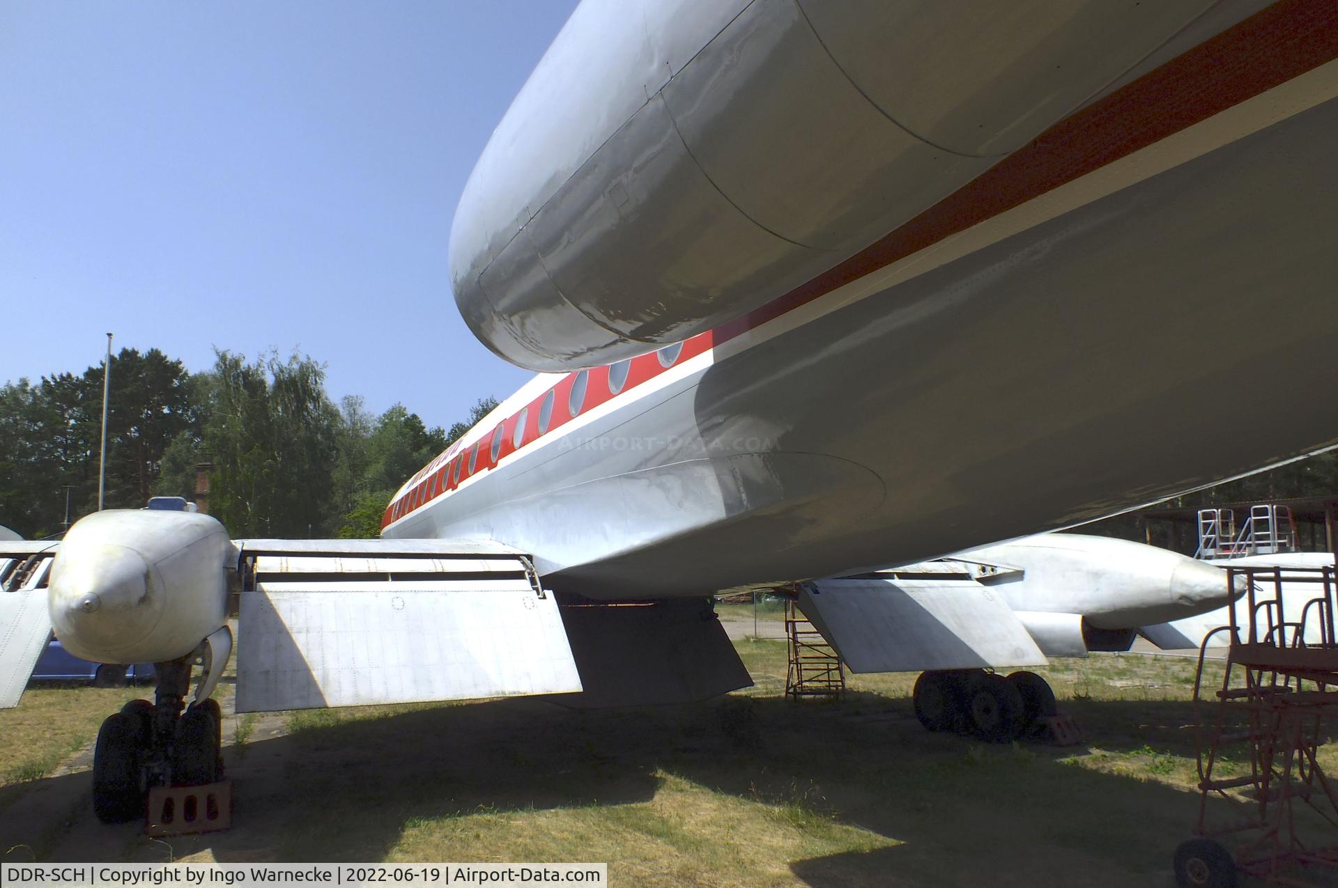 DDR-SCH, Tupolev Tu-134 C/N 9350906, Tupolev Tu-134 CRUSTY at the Luftfahrtmuseum Finowfurt