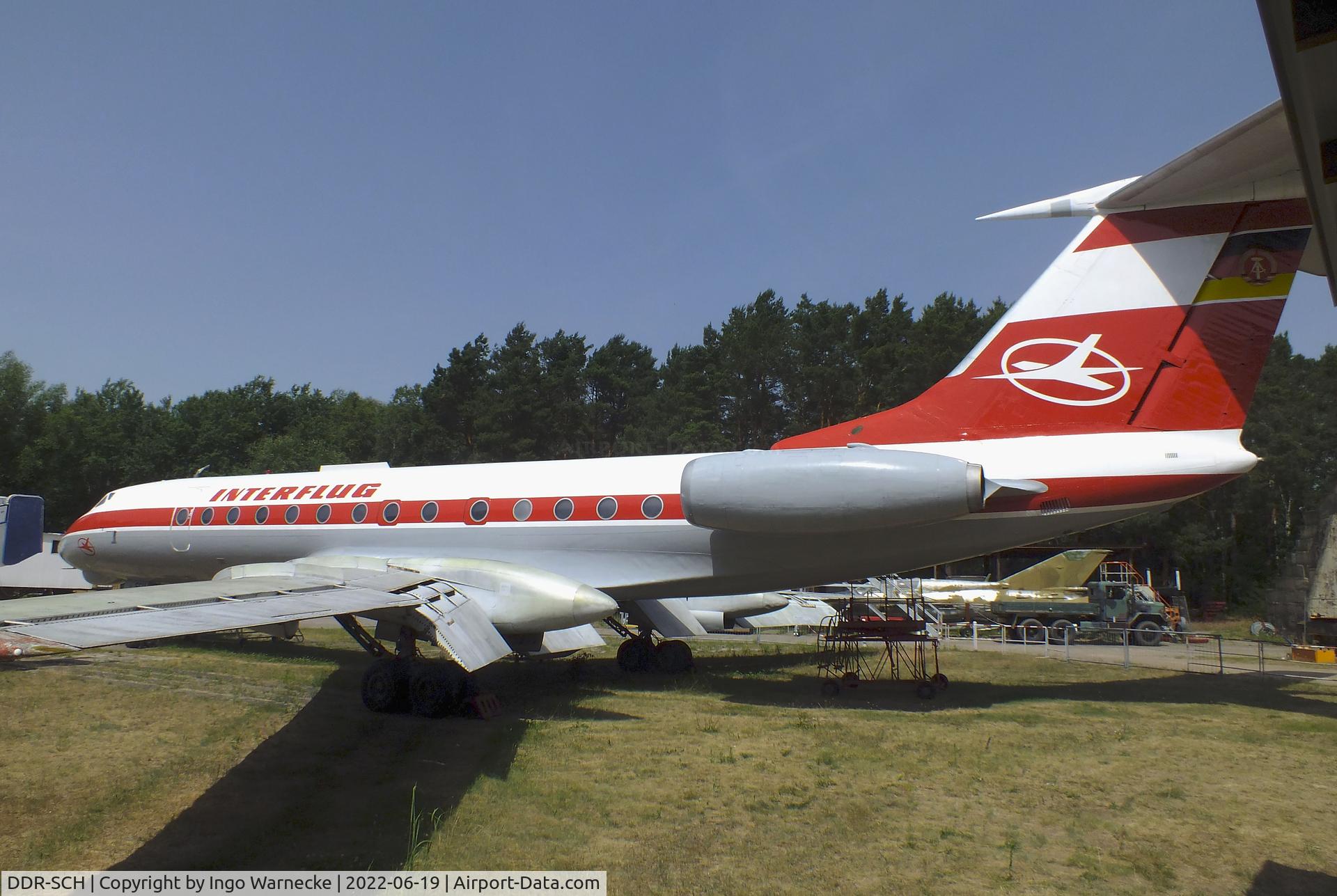 DDR-SCH, Tupolev Tu-134 C/N 9350906, Tupolev Tu-134 CRUSTY at the Luftfahrtmuseum Finowfurt