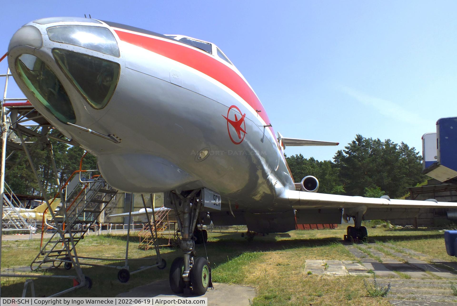 DDR-SCH, Tupolev Tu-134 C/N 9350906, Tupolev Tu-134 CRUSTY at the Luftfahrtmuseum Finowfurt