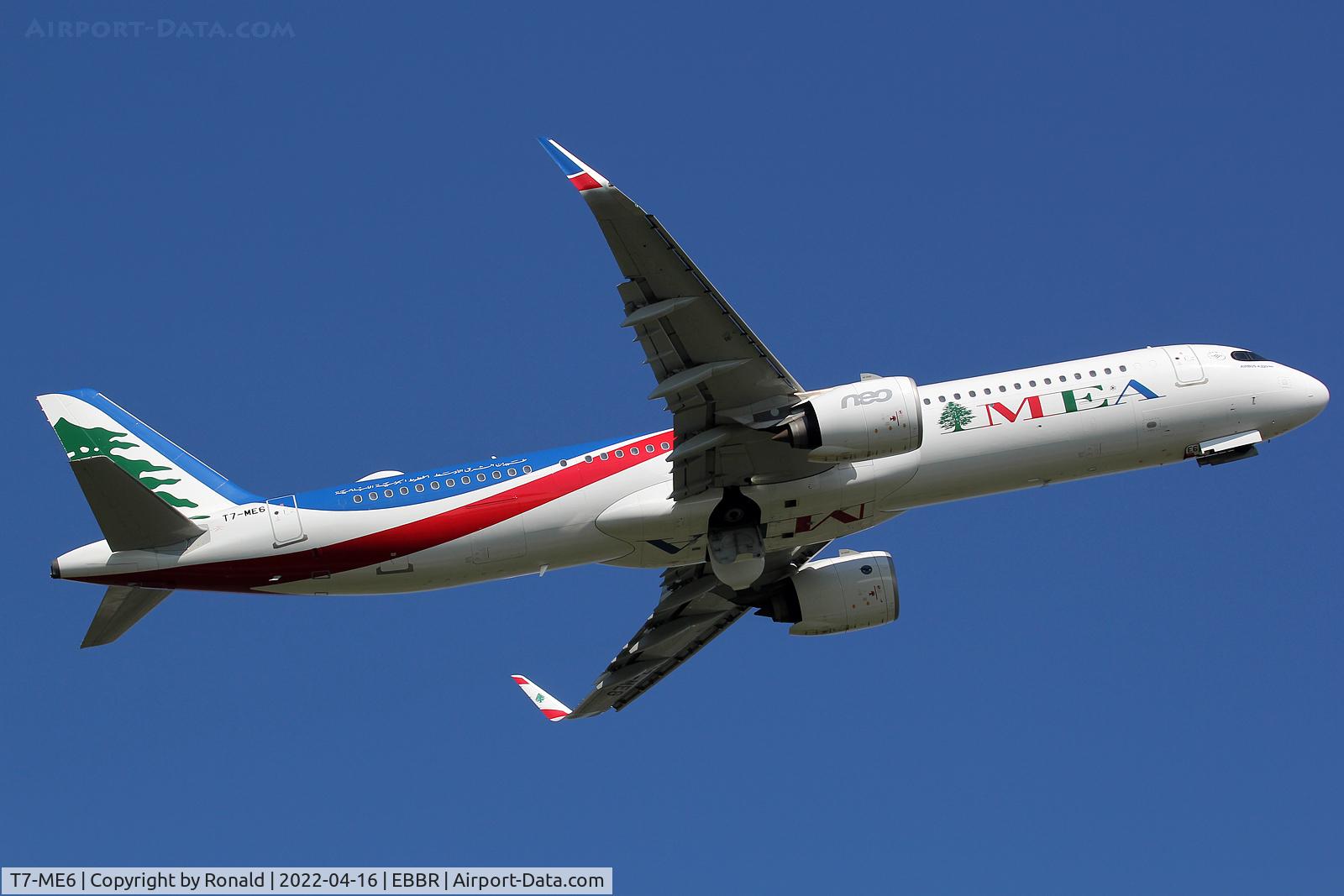 T7-ME6, 2020 Airbus A321-271NX C/N 10174, at bru