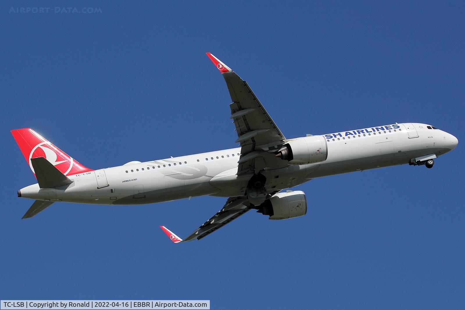 TC-LSB, 2019 Airbus A321-271NX C/N 8257, at bru