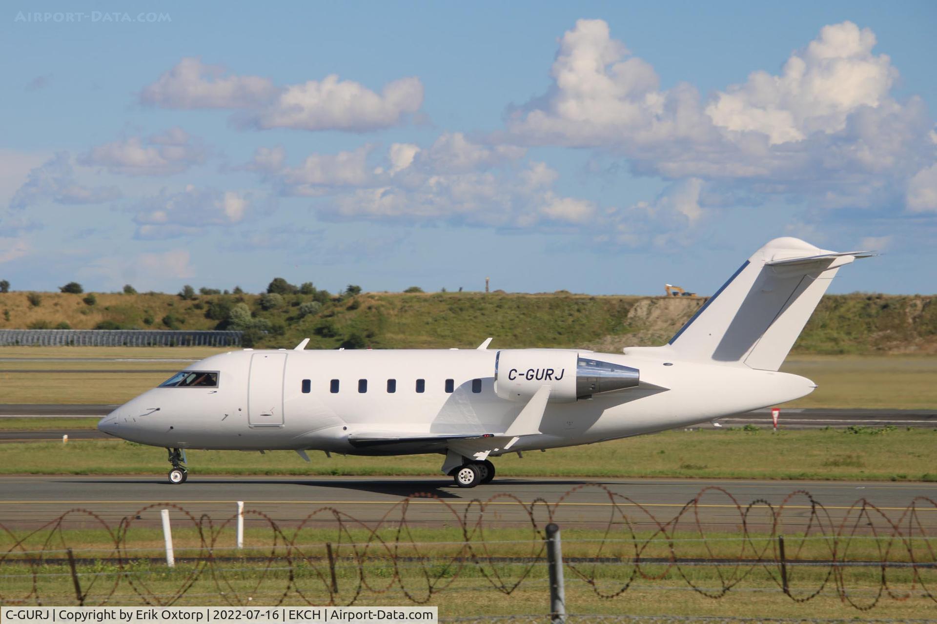 C-GURJ, 2007 Bombardier Challenger 605 (CL-600-2B16) C/N 5721, C-GURJ landed rw 04L