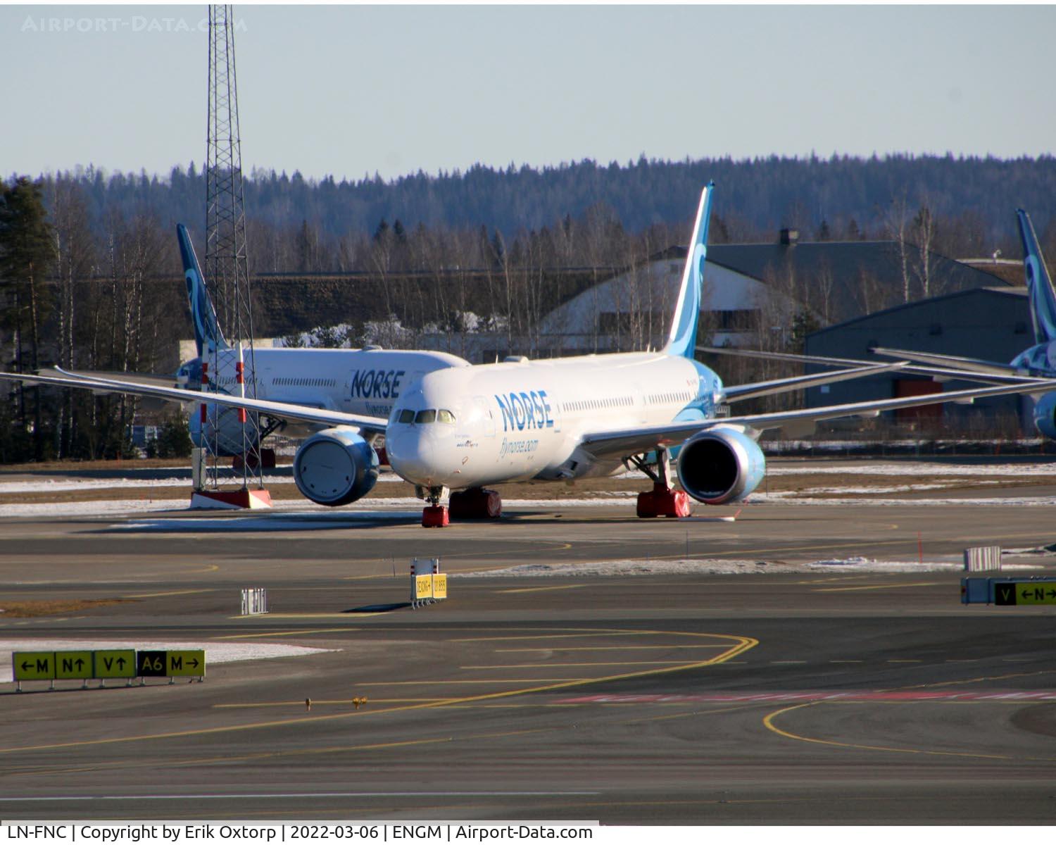 LN-FNC, 2018 Boeing 787-9 Dreamliner C/N 38790, LN-FNC in OSL