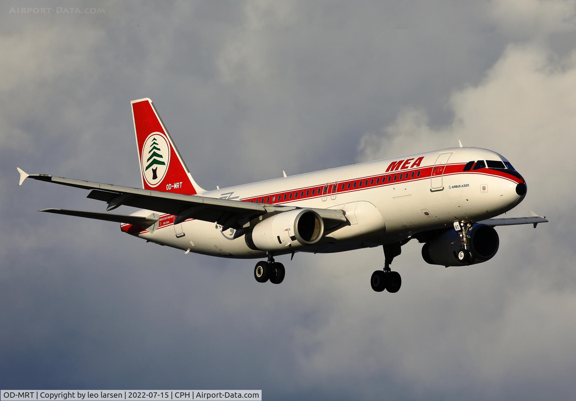 OD-MRT, 2008 Airbus A320-232 C/N 3736, Copenhagen 2022-07-15