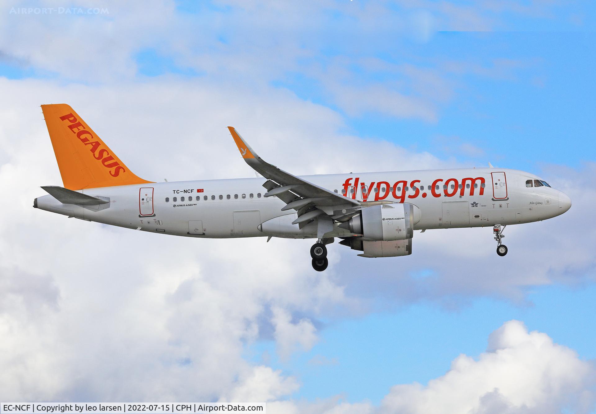 EC-NCF, 2019 Airbus A320-271N C/N 8674, Copenhagen 15.7.2022