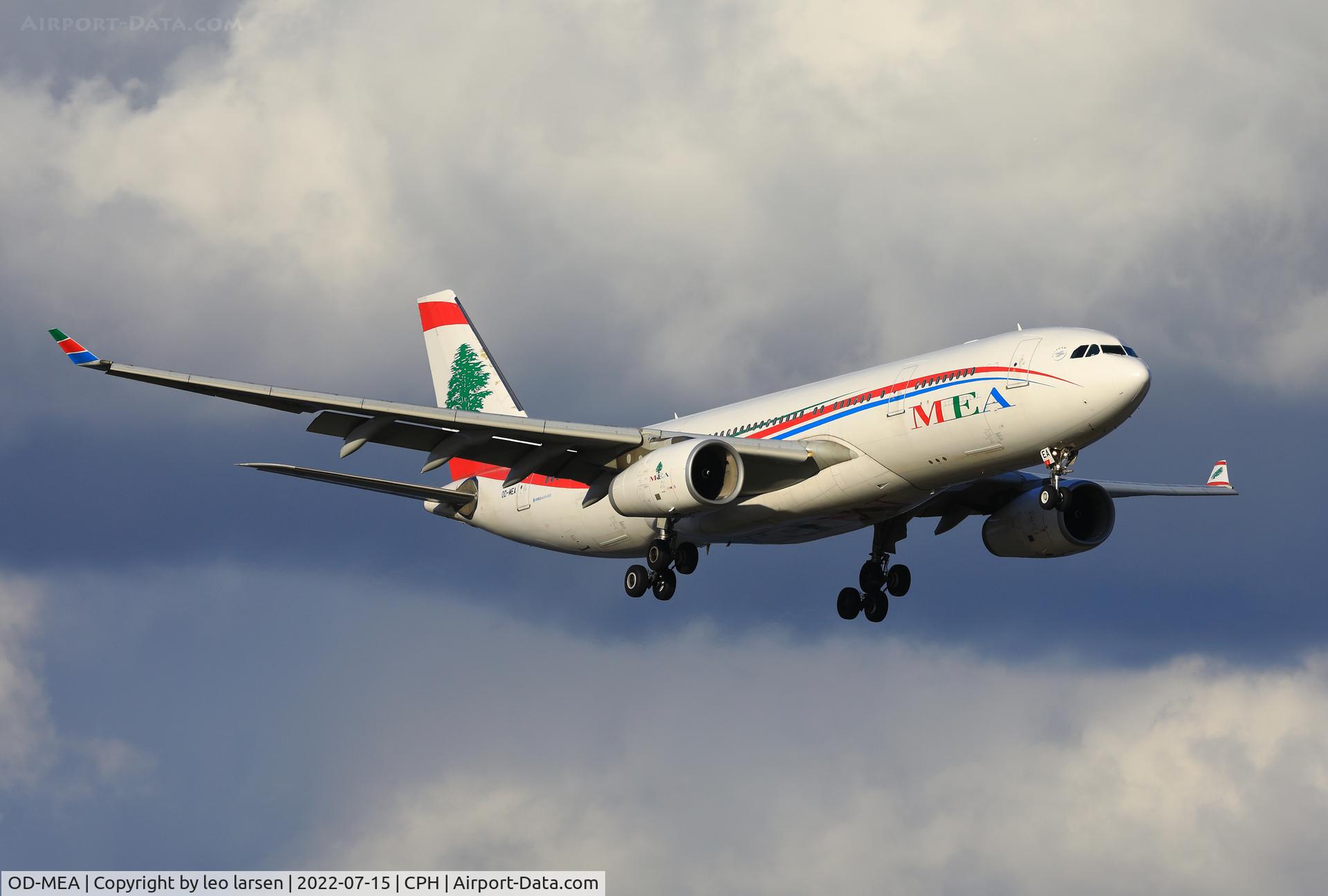 OD-MEA, 2009 Airbus A330-243 C/N 984, Copenhagen 15.7.2022