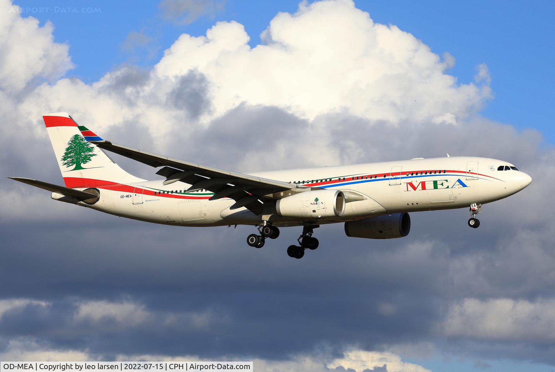 OD-MEA, 2009 Airbus A330-243 C/N 984, Copenhagen 15.7.2022