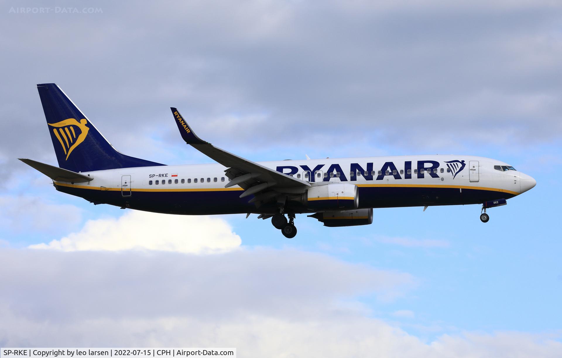 SP-RKE, 2016 Boeing 737-8AS C/N 44743, Copenhagen 15.7.2022