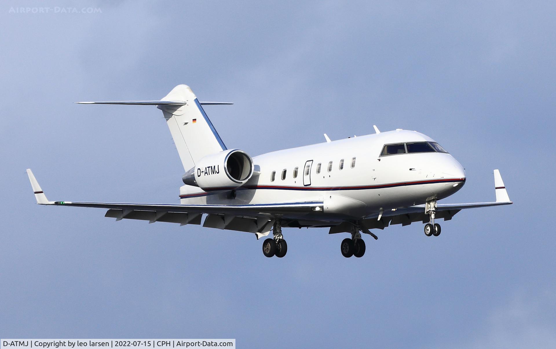 D-ATMJ, 2002 Bombardier Challenger 604 (CL-600-2B16) C/N 5552, Copenhagen 15.7.2022