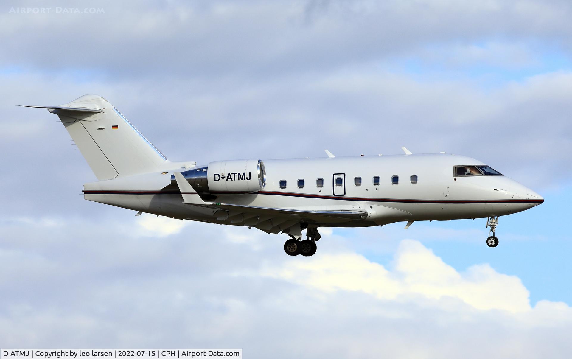 D-ATMJ, 2002 Bombardier Challenger 604 (CL-600-2B16) C/N 5552, Copenhagen 15.7.2022