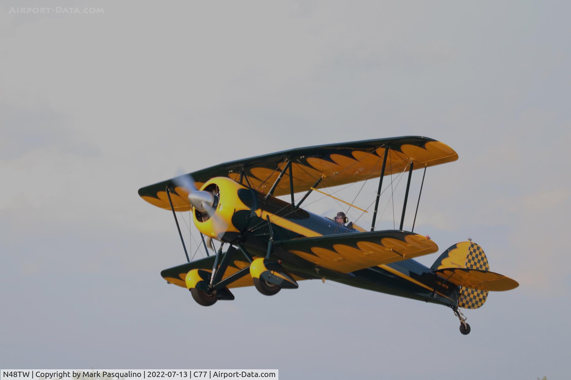 N48TW, 2003 WACO Taperwing T-10 Replica C/N 2501, Waco Taperwing T-10 Replica