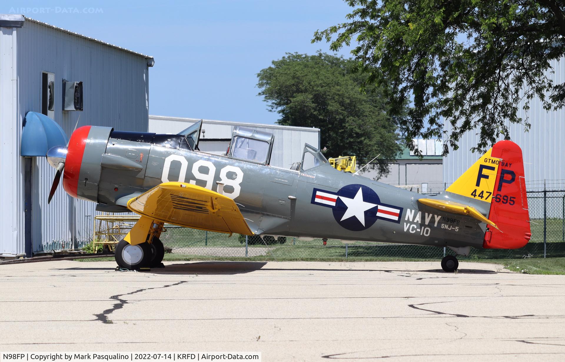 N98FP, 1944 North American AT-6G Texan C/N 7695, North American AT-6G