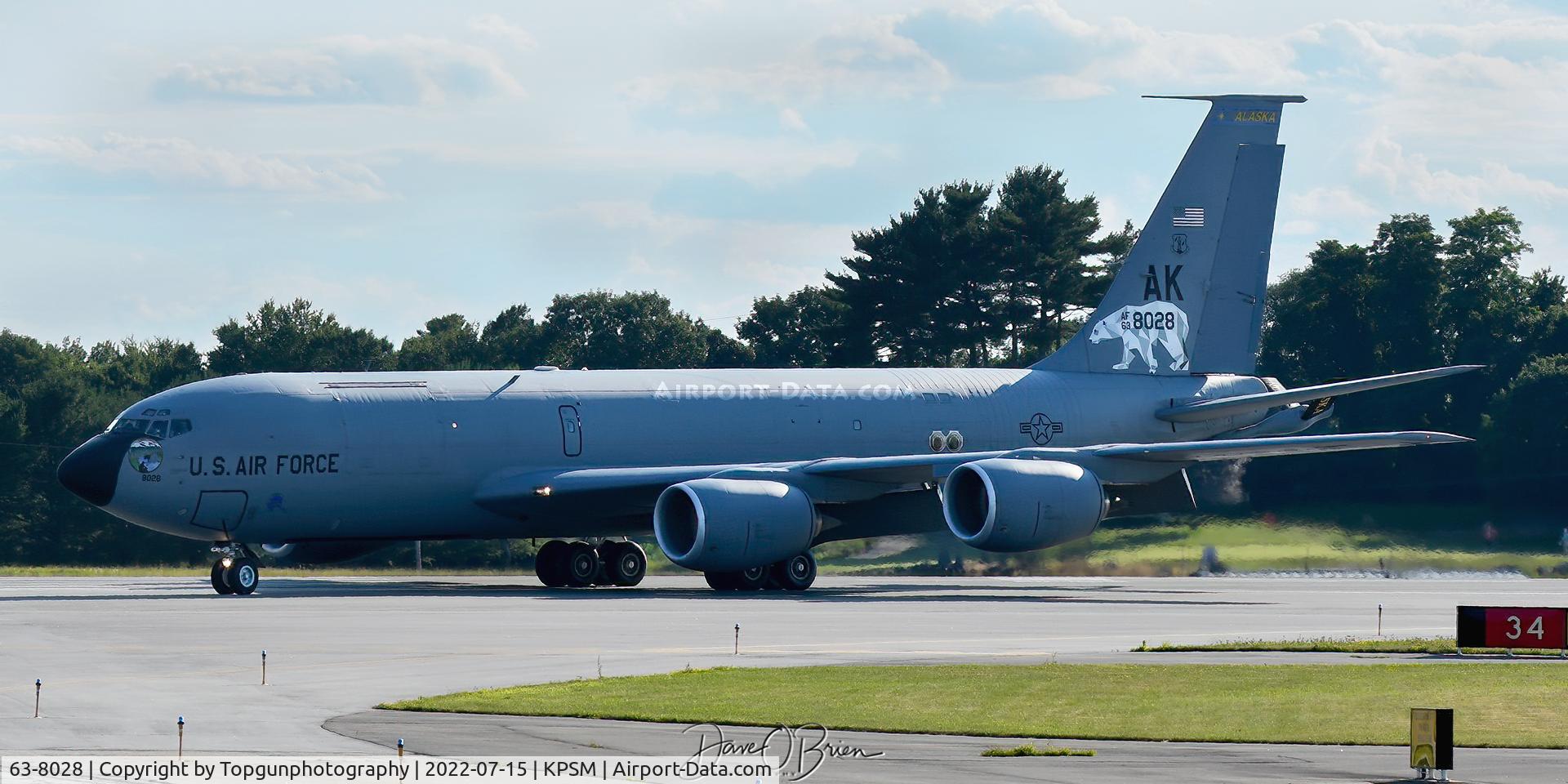 63-8028, 1964 Boeing KC-135R Stratotanker C/N 18645, REACH404 168th ARS