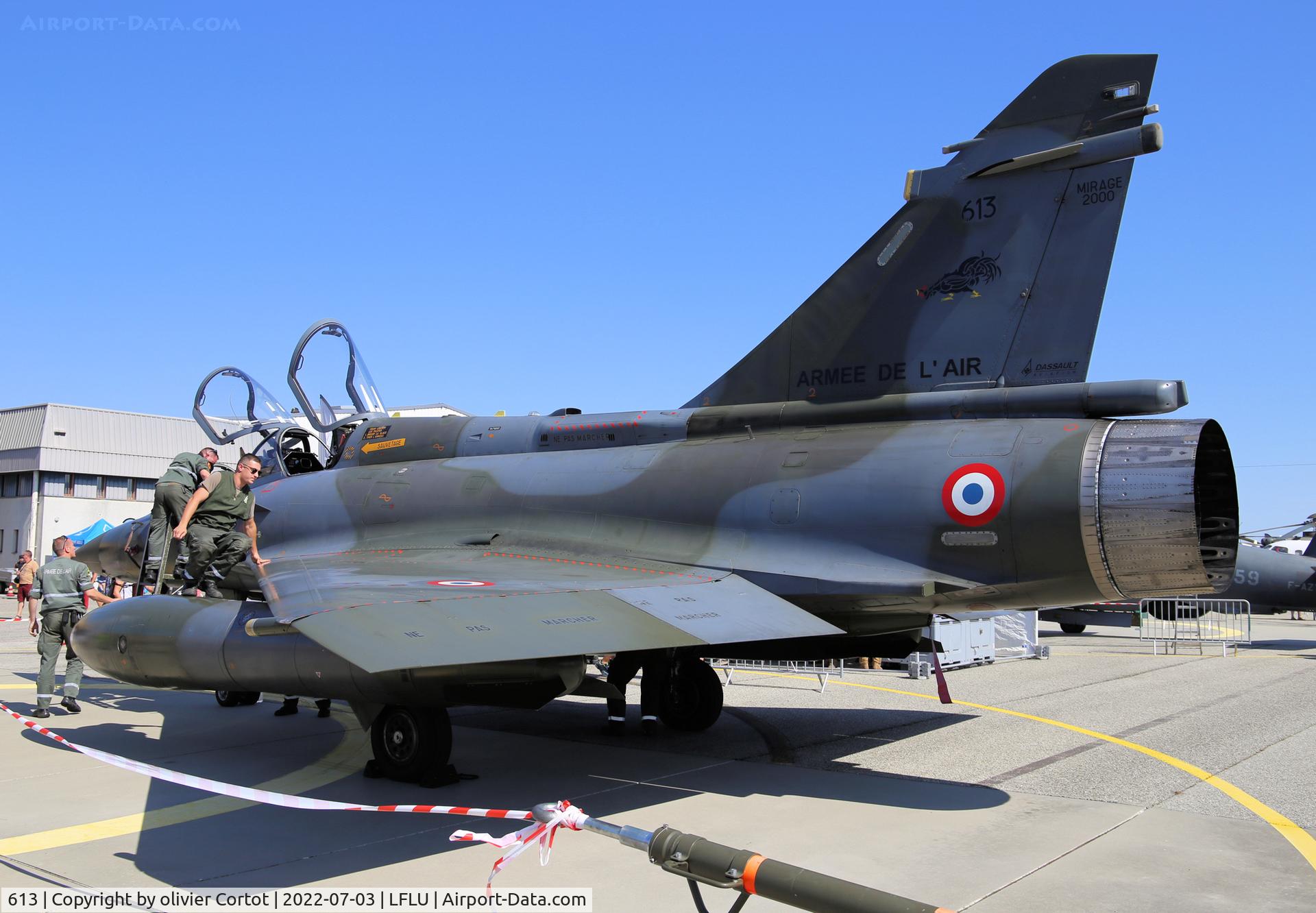 613, Dassault Mirage 2000D C/N 410, 2022 airshow