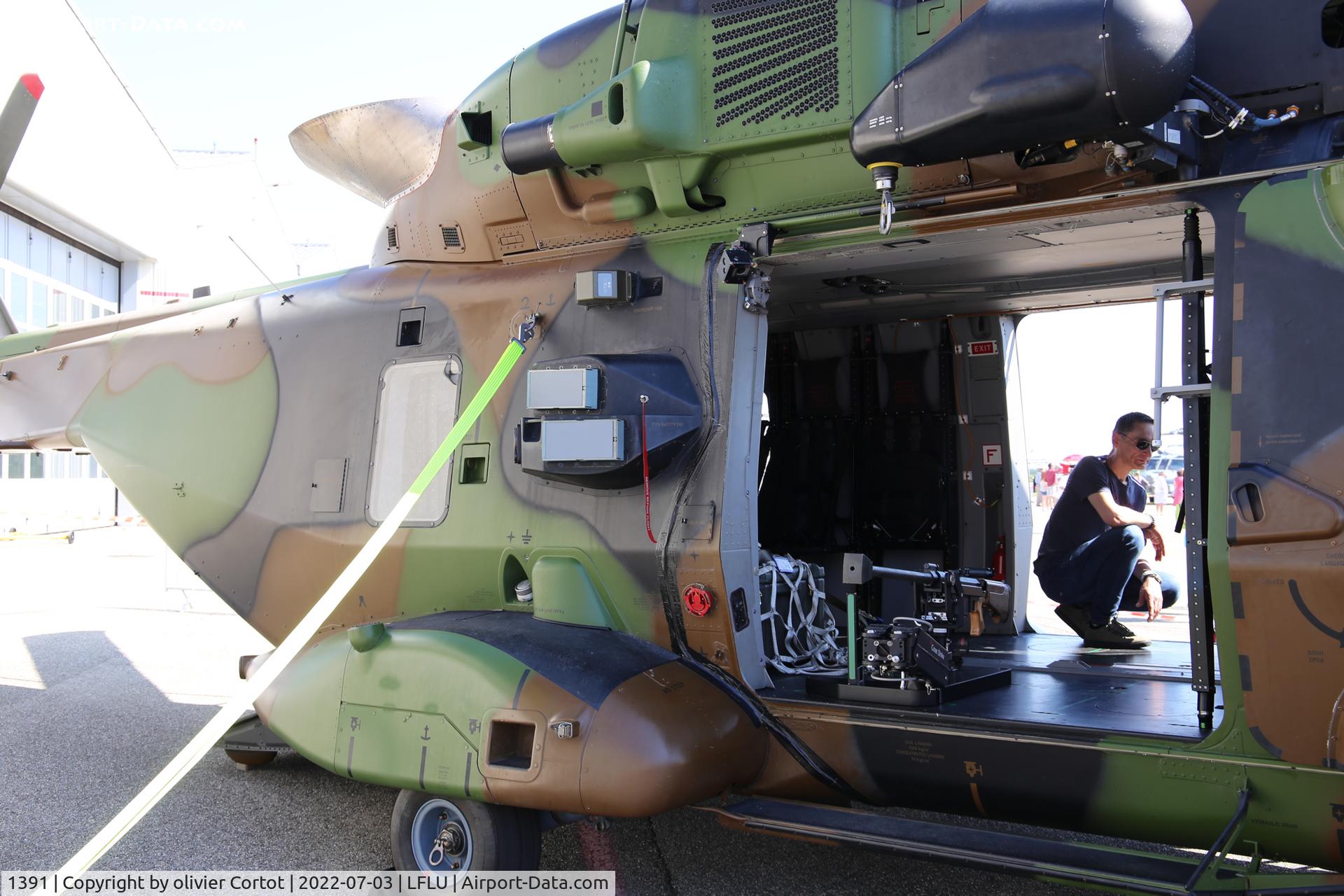 1391, NHI NH-90 TTH Caiman C/N 1391, note the sniper rifle