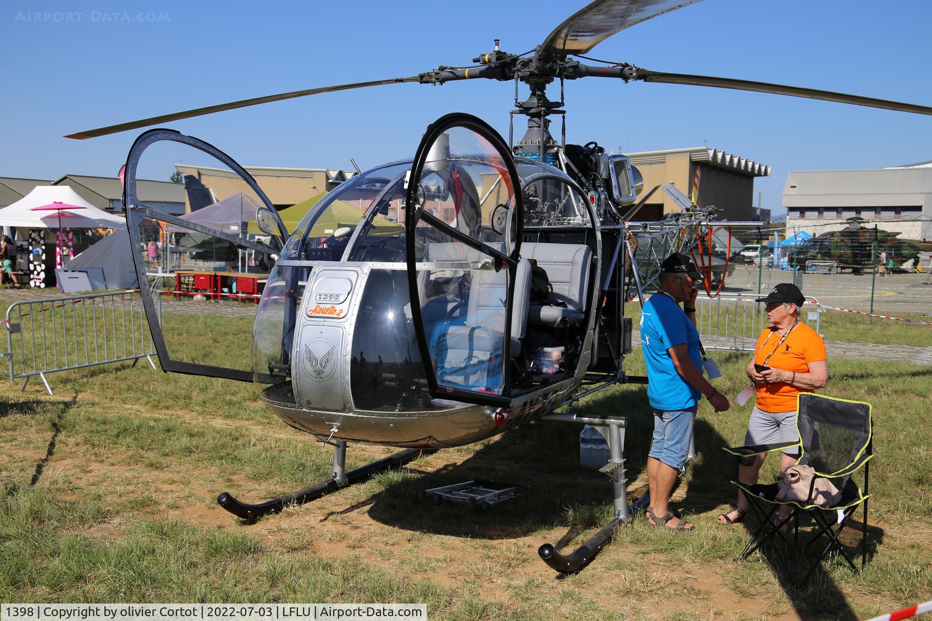 1398, Eurocopter SE-313B Alouette II C/N 1398, now in the civilian registry