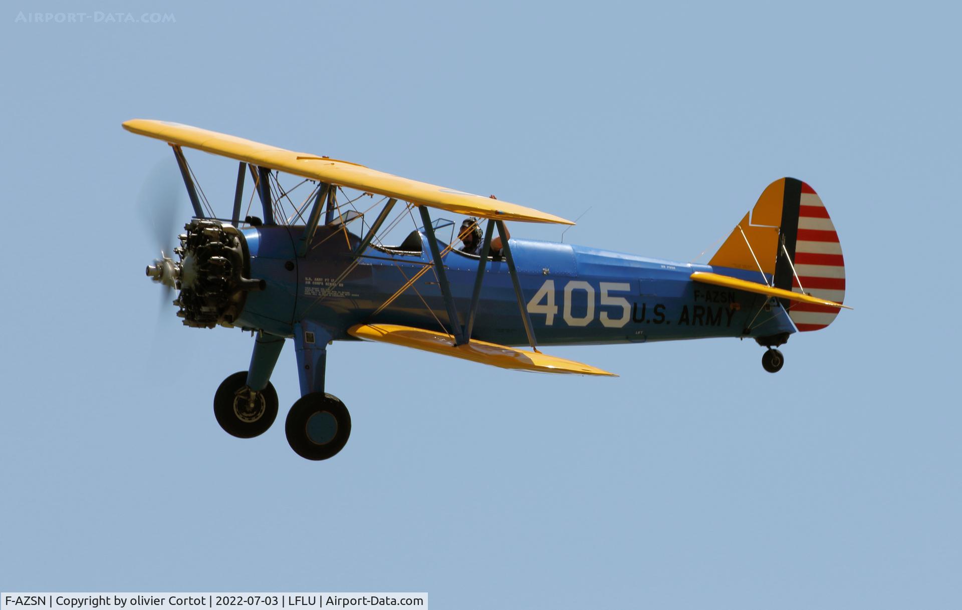 F-AZSN, 1941 Boeing A75N1 C/N 75-442, 2022 airshow