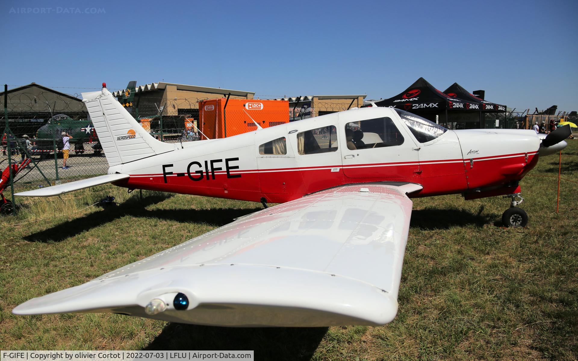 F-GIFE, Piper PA-28R-201 Cherokee Arrow III C/N 28R-7837128, 2022 airshow