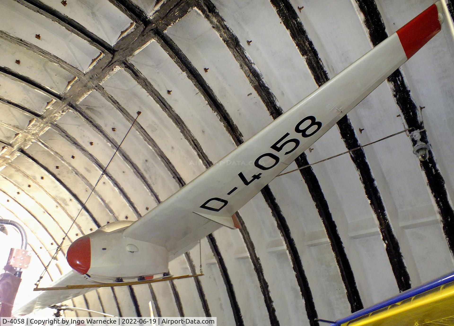 D-4058, Fauvel AV-36 C/N 159, Fauvel AV-36 CR at the Luftfahrtmuseum Finowfurt