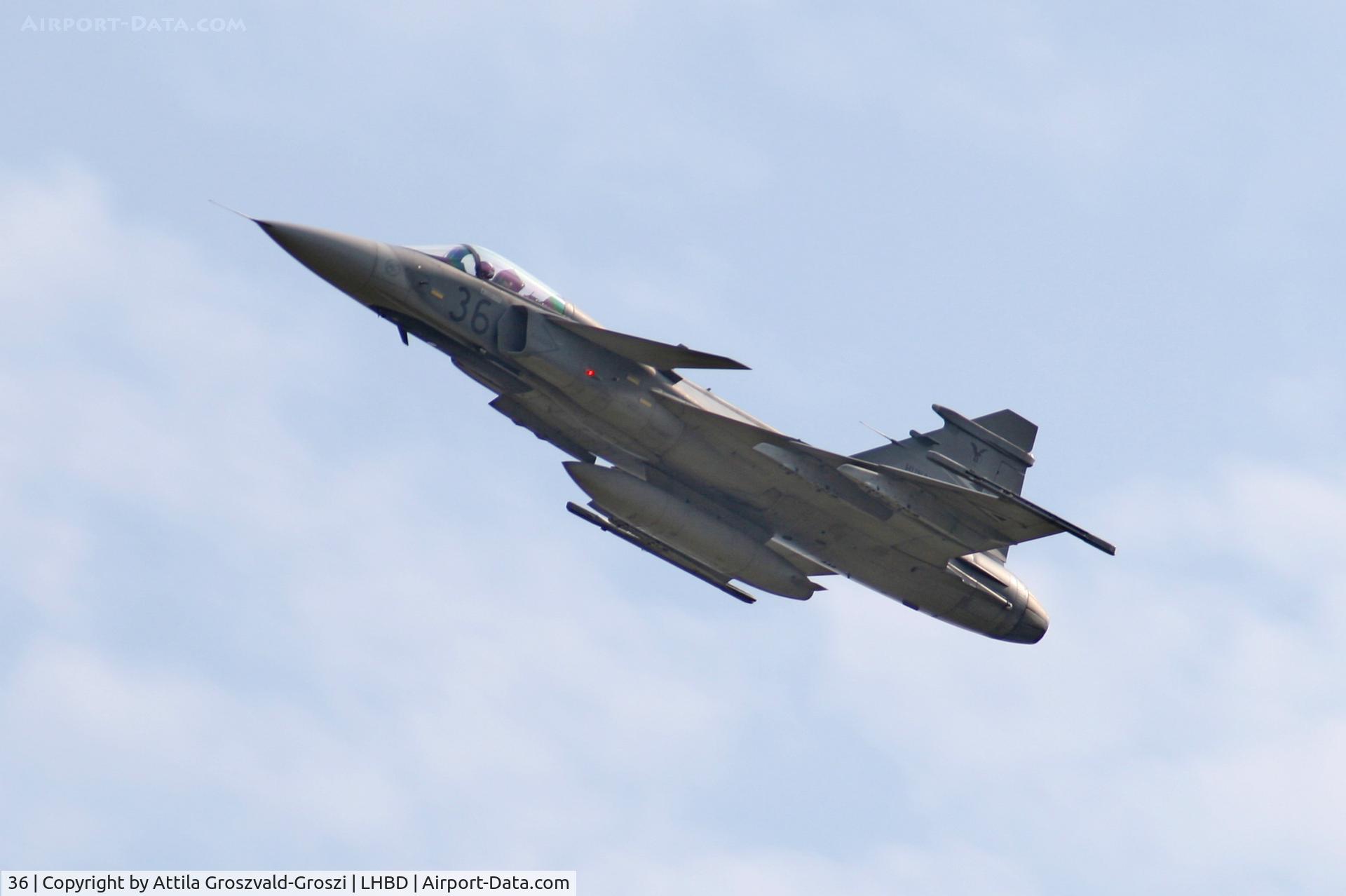 36, Saab JAS-39C Gripen C/N 39307, LHBD - Börgönd Airport-Airshow 2016, Hungary